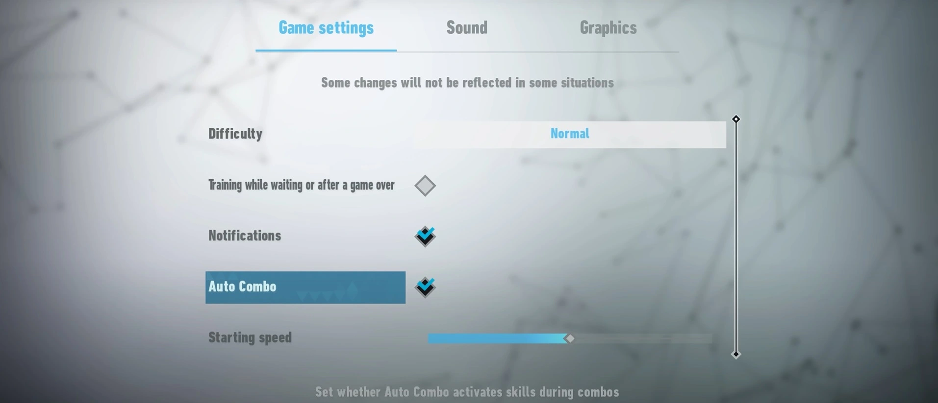 Enable Auto Combo for Smooth Gameplay