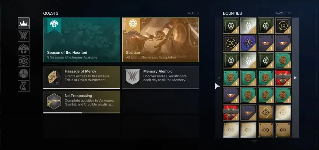 Engage in Daily Bounties