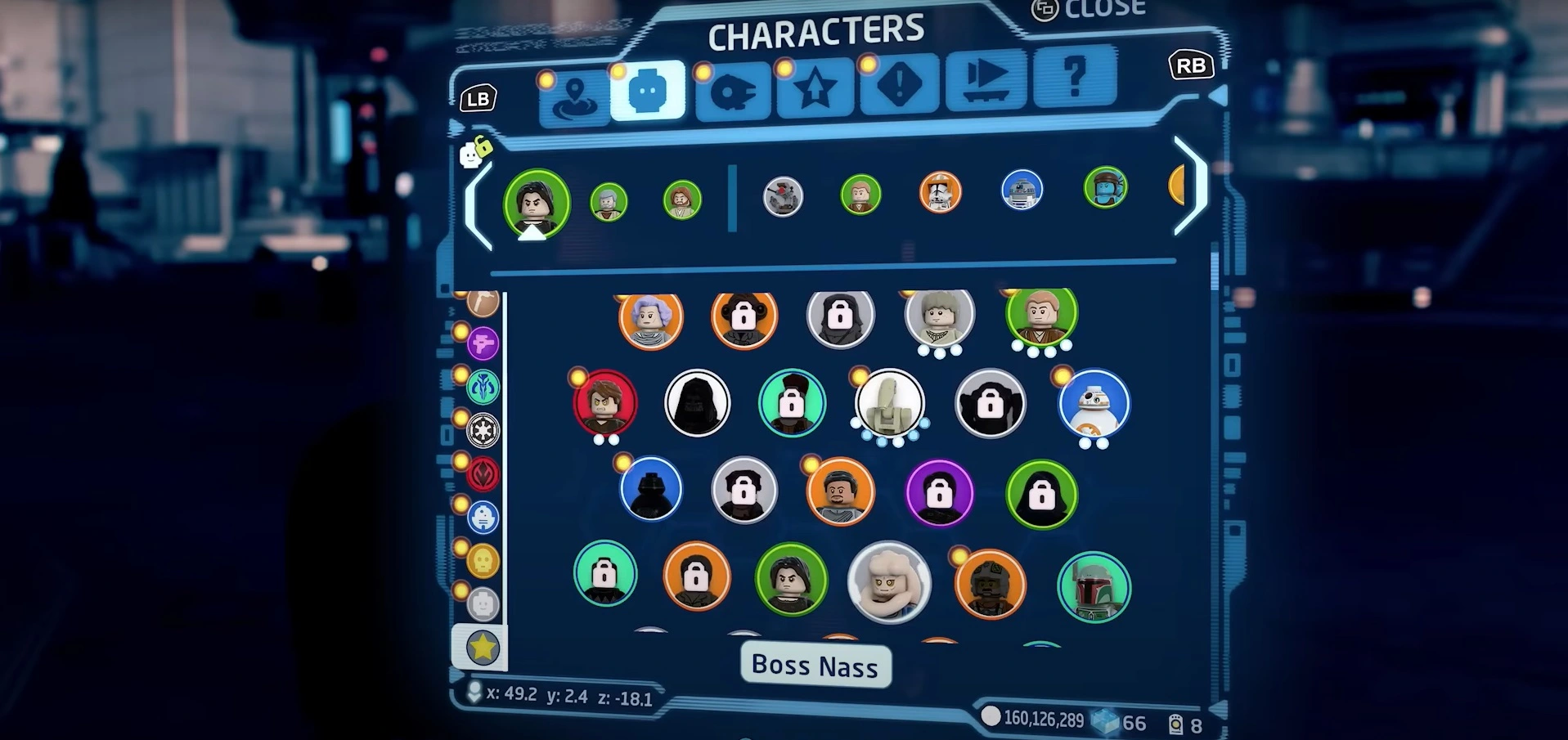 Every character belongs to a distinct class