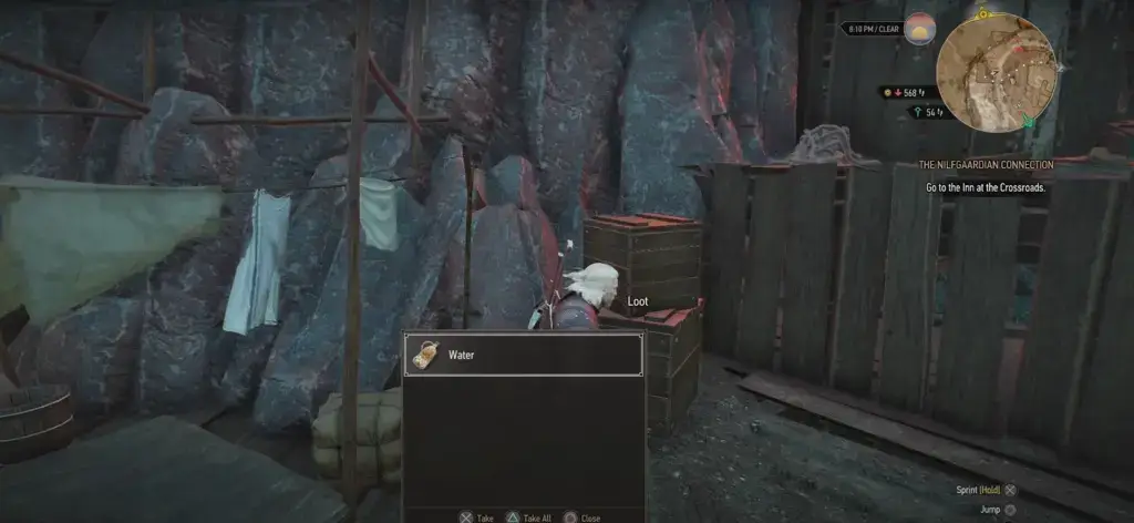 Gather all available loot discreetly and thoroughly