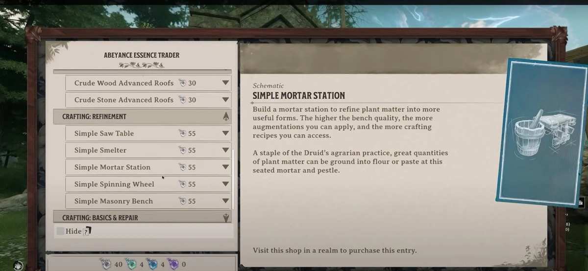Get As Many Blueprints From Traders As You Can