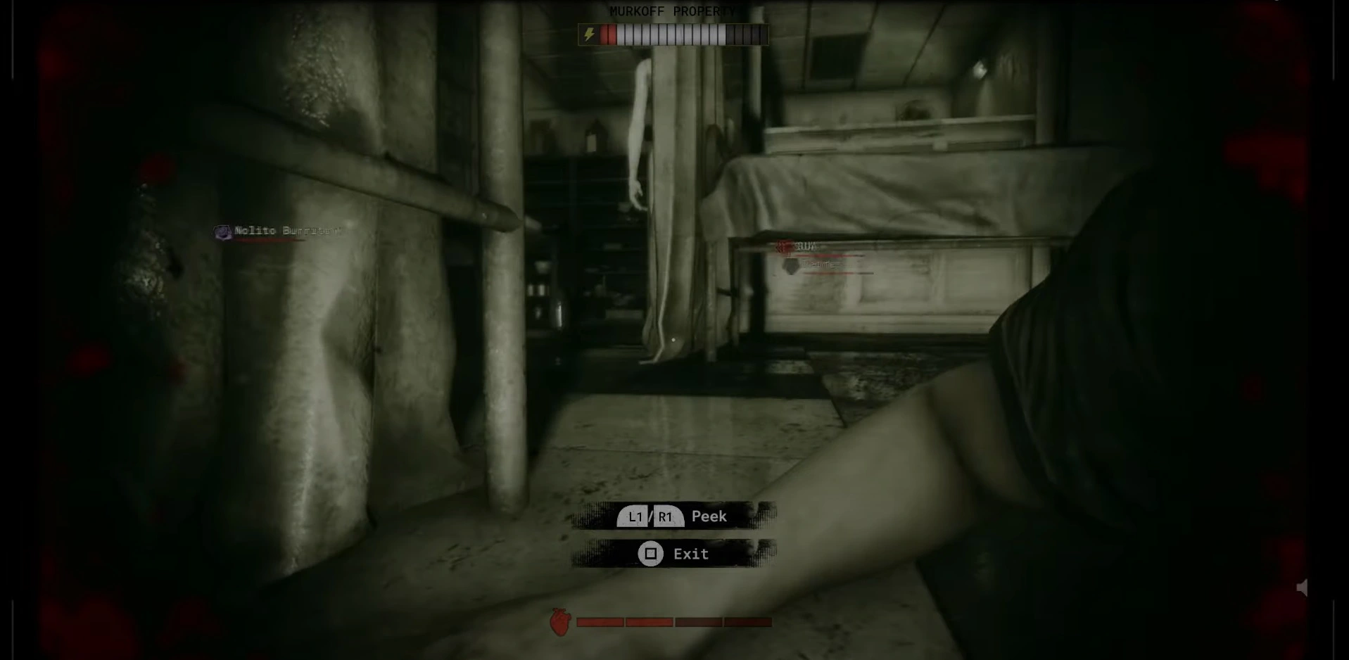 Hide in places where opponents can