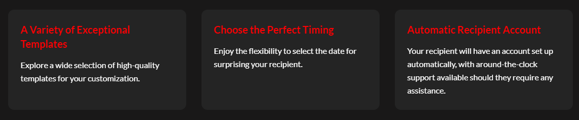 How to create a personalised gift card