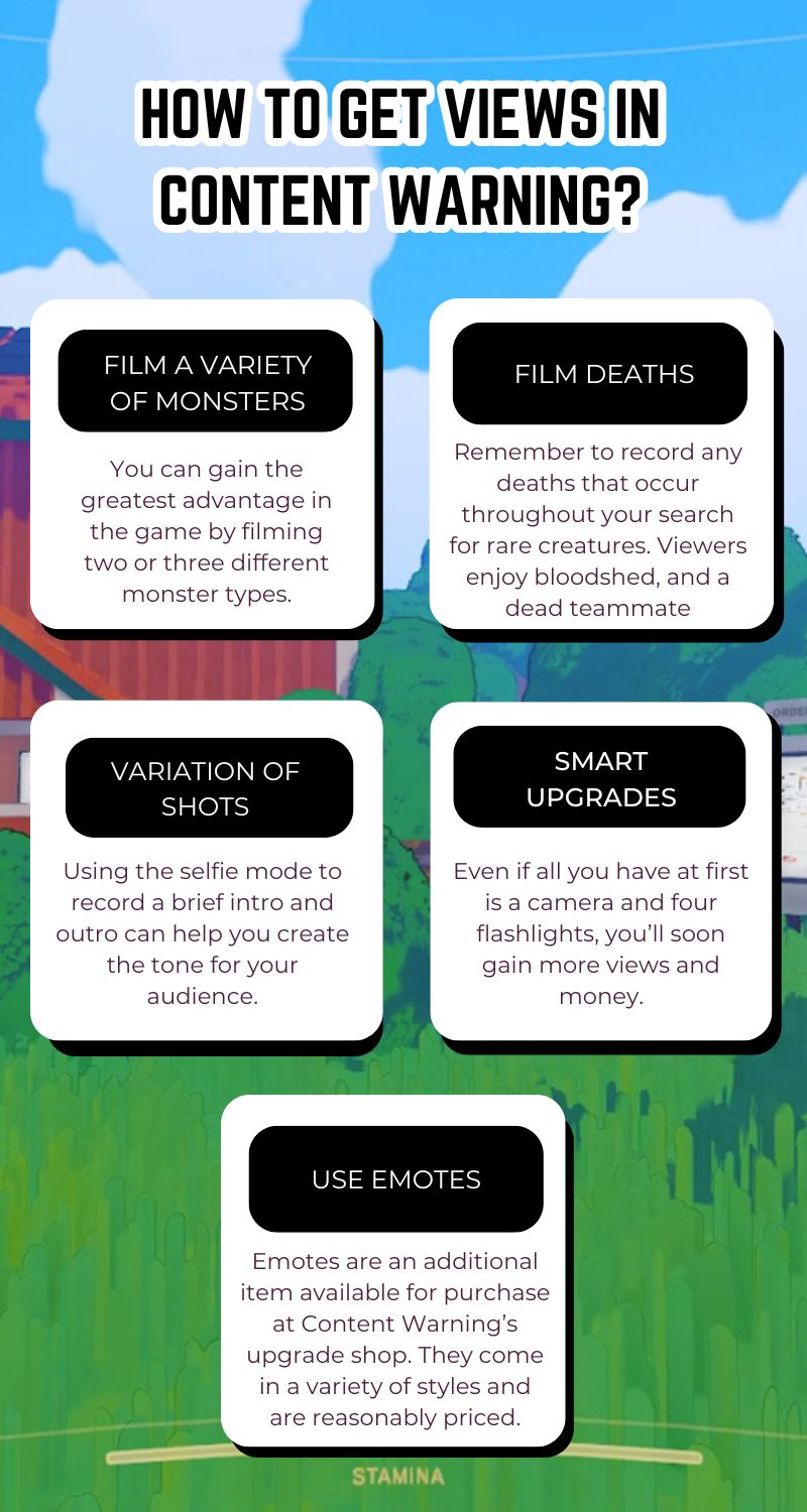 How To Get Views In Content Warning?