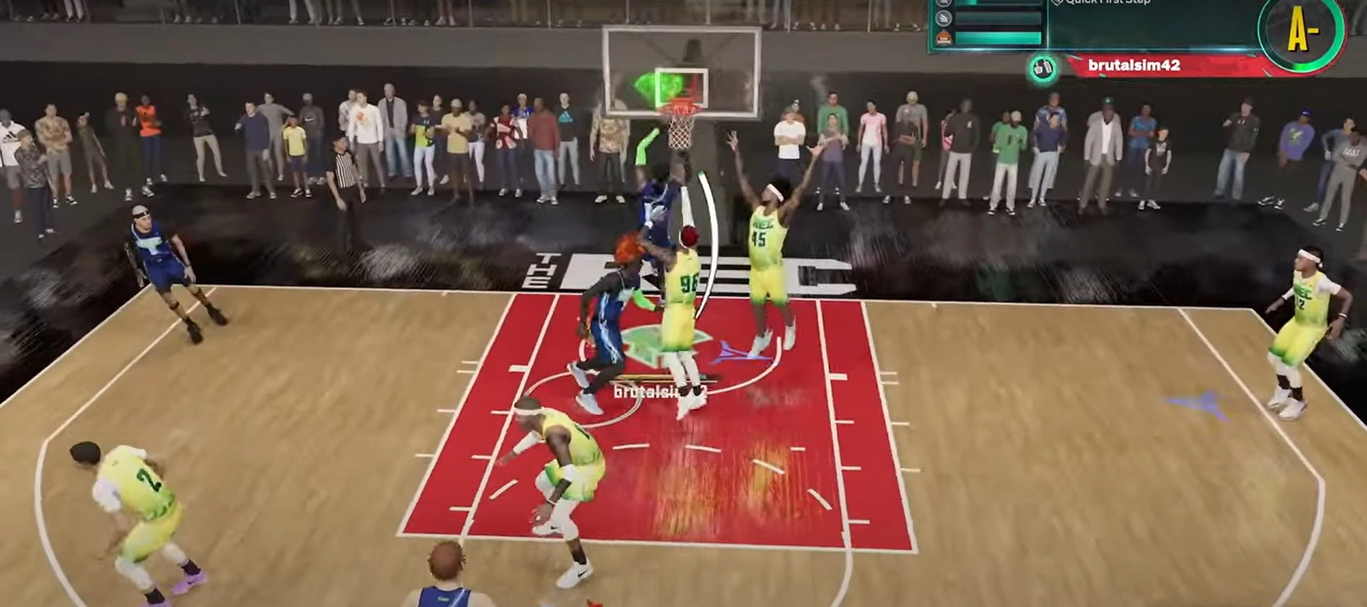How to use the 2K23 dunk meter