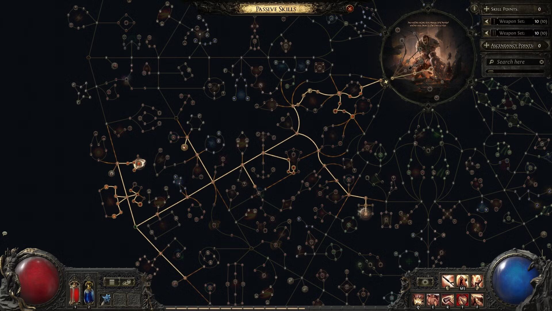 Passive tree and progression