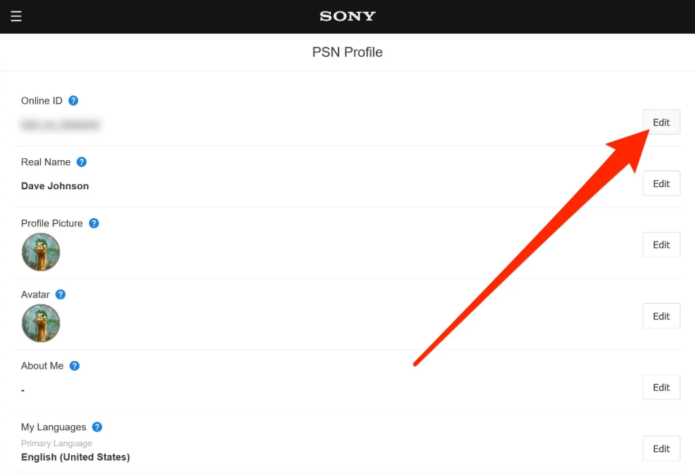 How to Change Name in PlayStation via Web