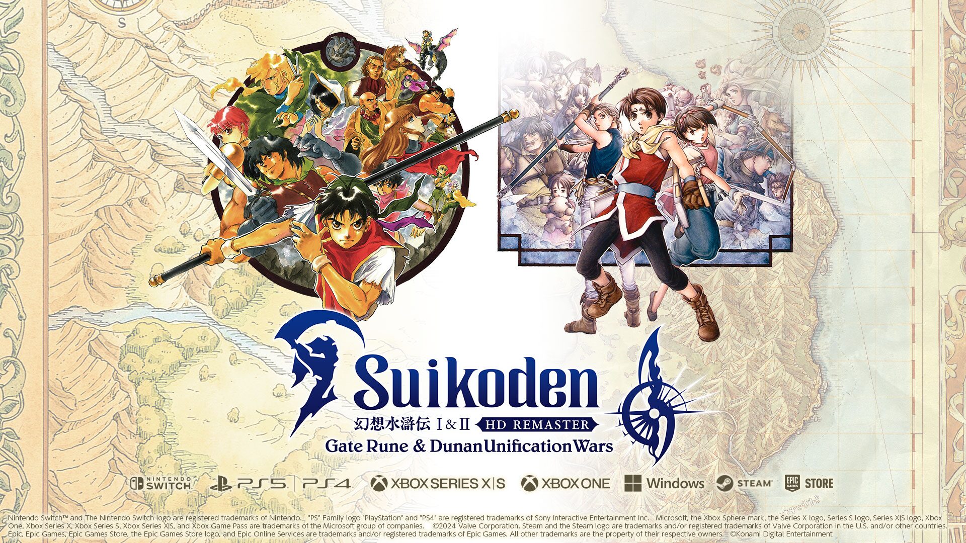 Suikoden I & II HD Remaster