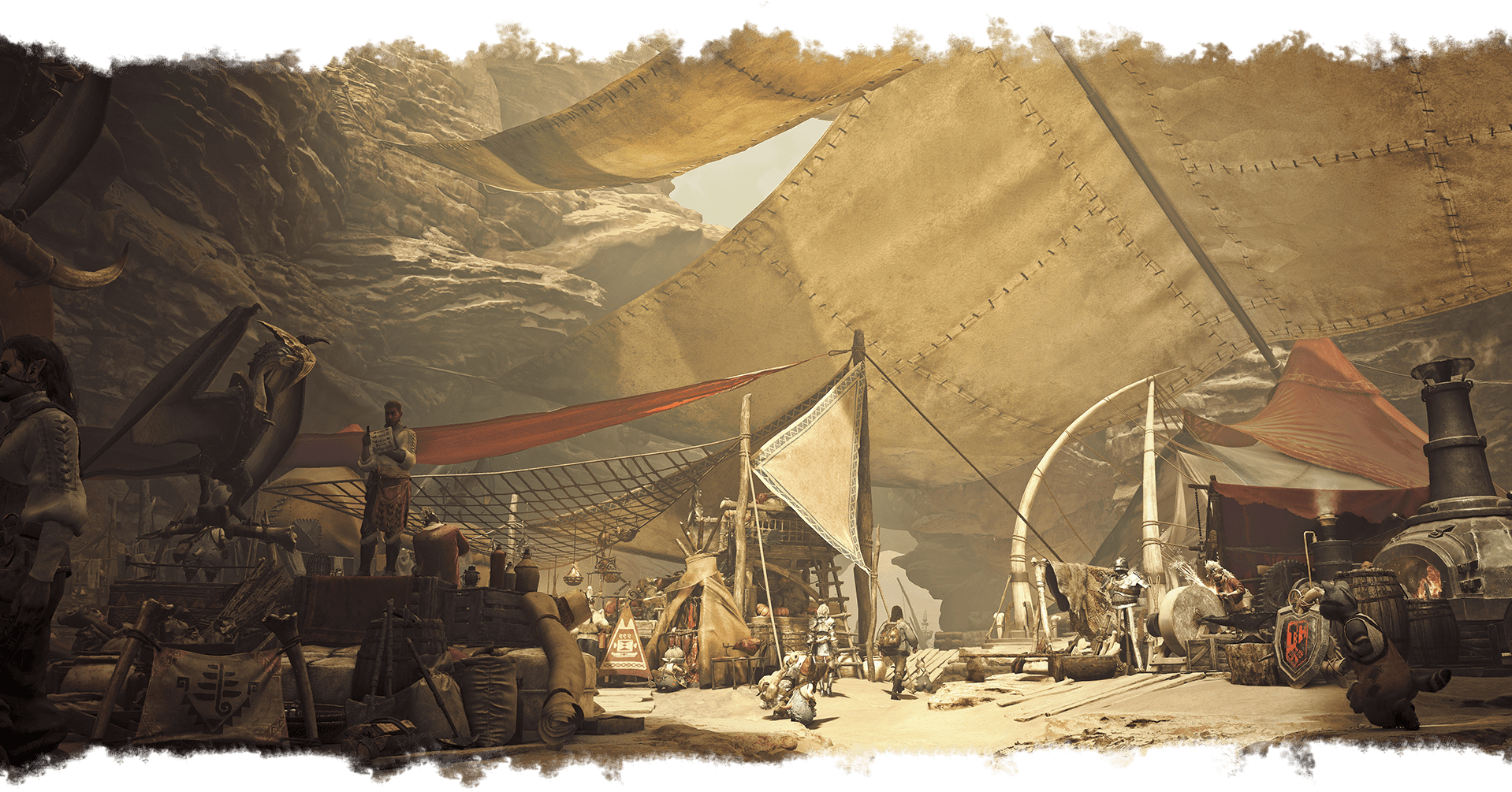 The Base Camp in Monster Hunter Wilds