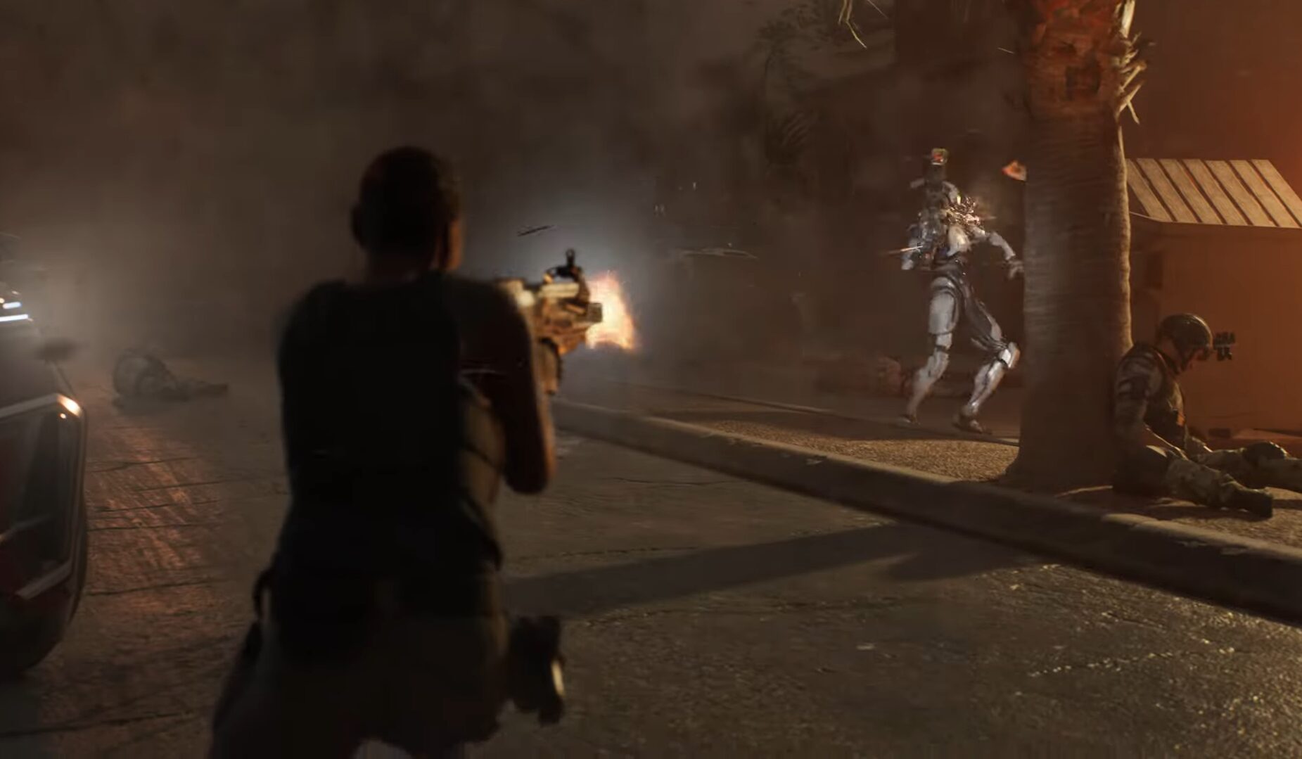 Weapons and Upgrades in MindsEye