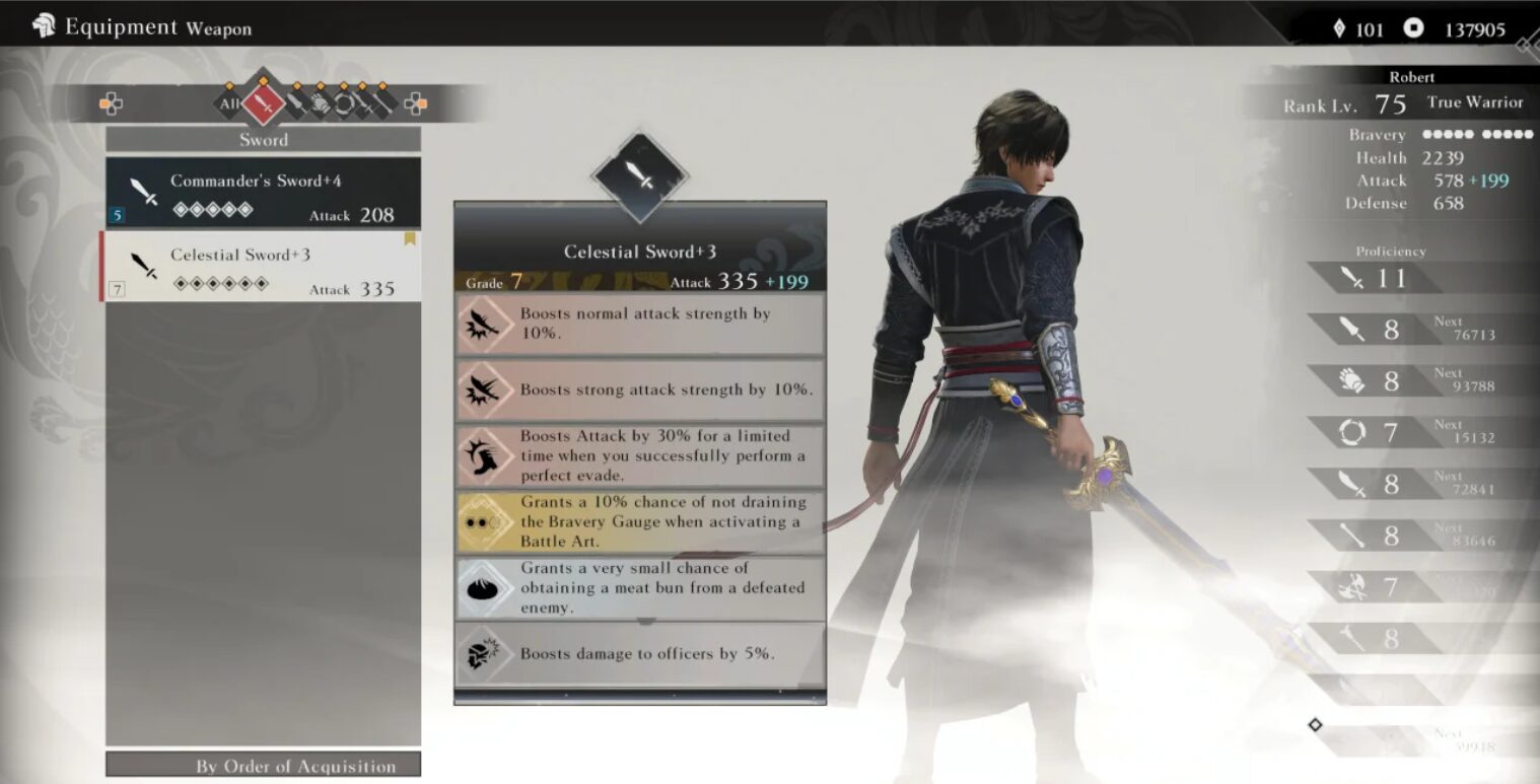 Dynasty Warriors: Origins Grade 8 Weapons