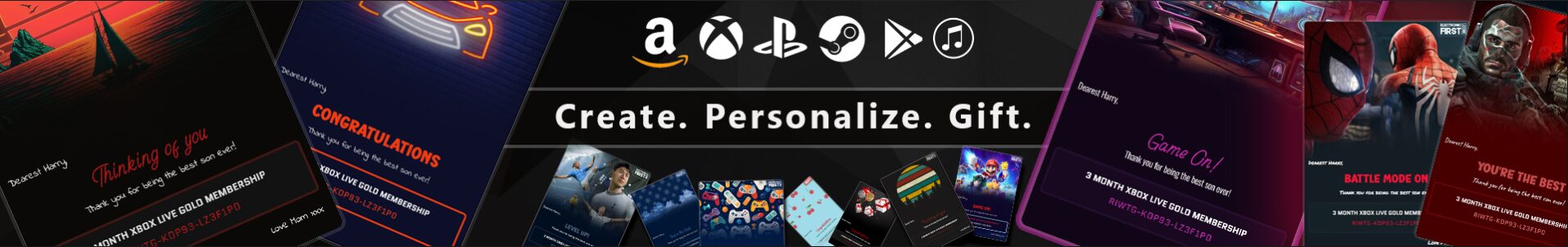 Create, Personalize, Gift