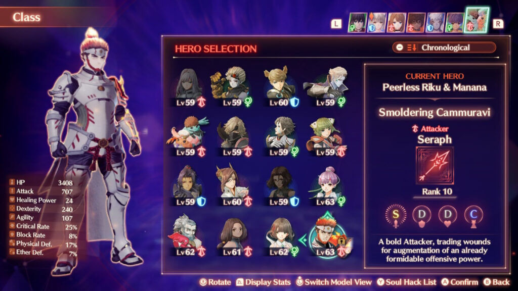 Xenoblade Chronicles 3 classes
