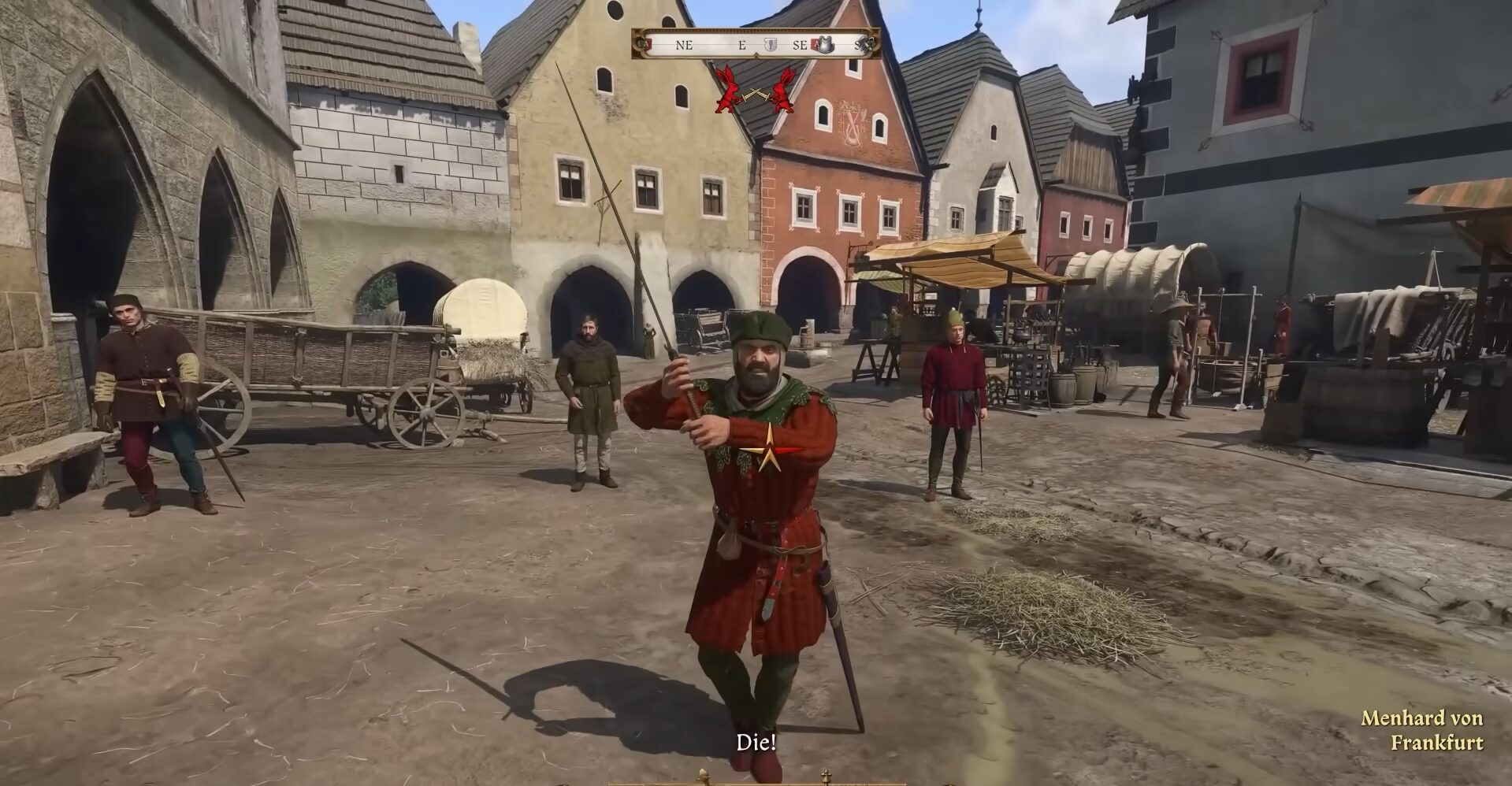 sword fighting in the game