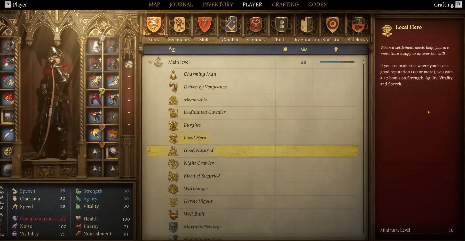 Survival elements in Kingdom Come: Deliverance II