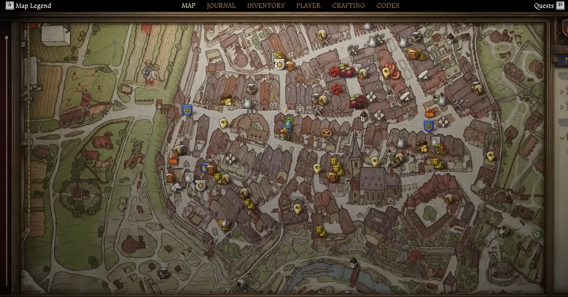 Maps comparison with the first game