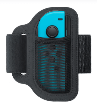 Nintendo Switch Sports game includes leg strap accessory and an SD card
