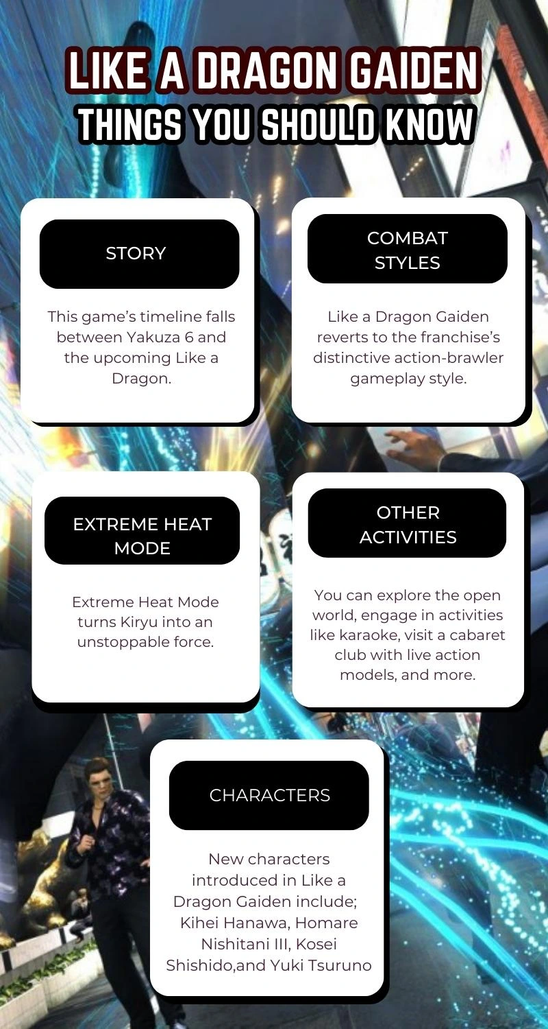 5 Things You Should Know About Like a Dragon Gaiden