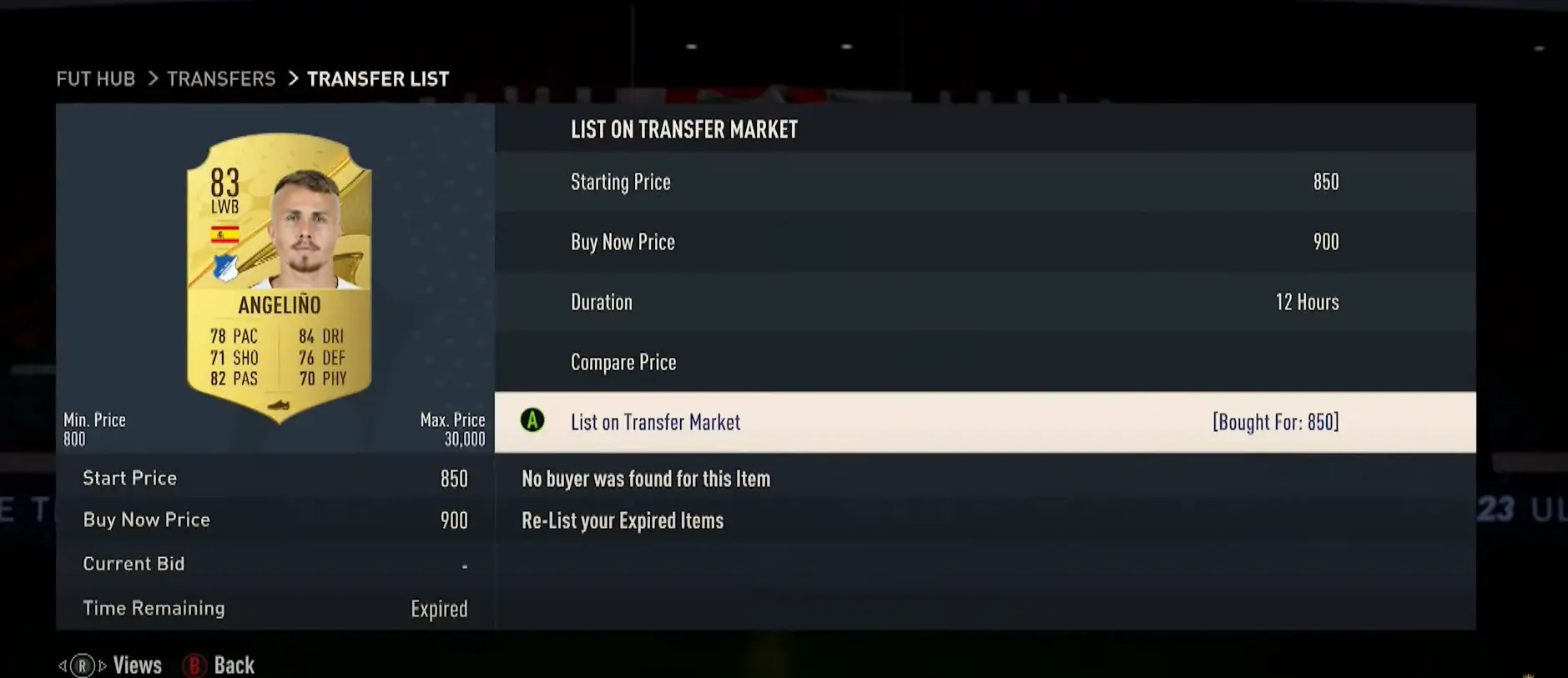 List Extra Players for Transfer