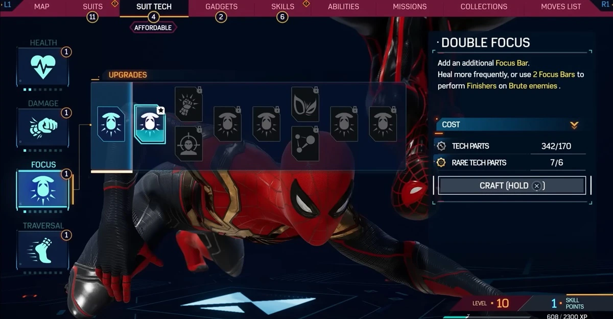 Spider man 2 tips-MAKE GOOD USE OF TECH PARTS