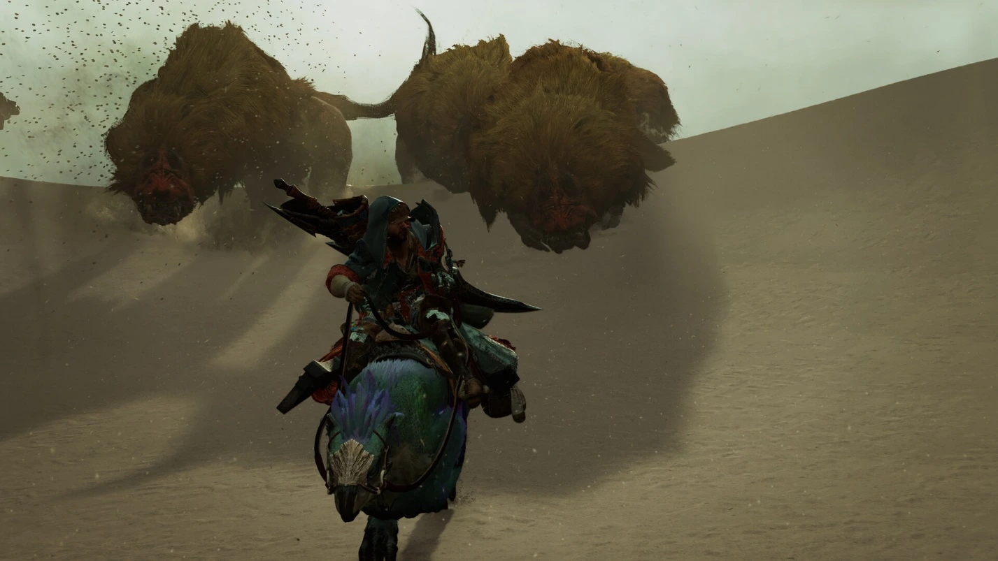 Monster Hunter Wilds- A very interesting mount style