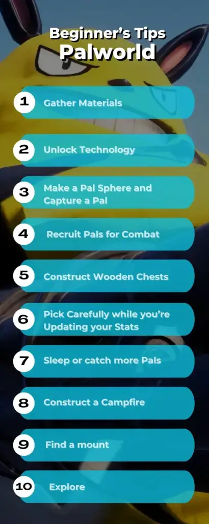 Palworld: 11 Beginner’s Tips