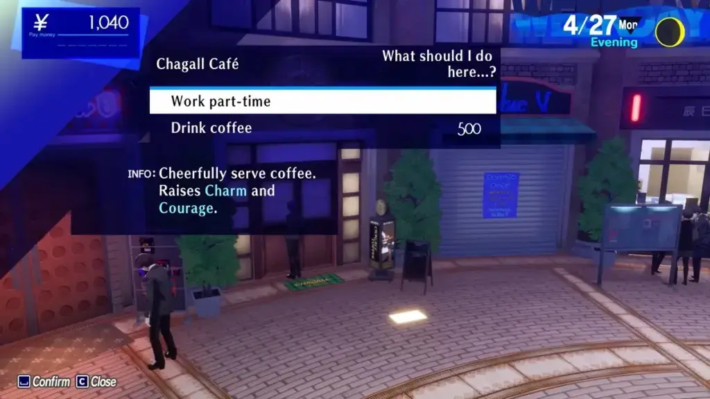 Take Part-Time Jobs To Increase Stats And Earn Yen