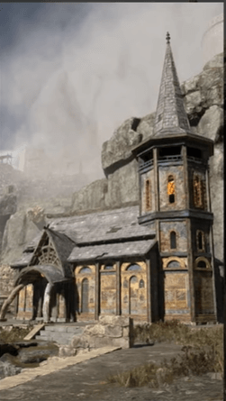 Forspoken: Beautiful cottage located on a hill in the region of Cipal