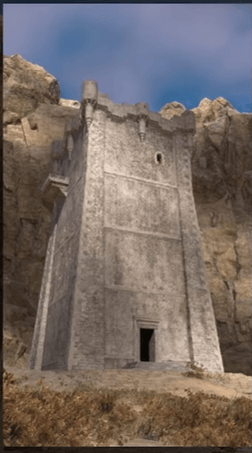 Forspoken: Rook lookalike from the game of chess