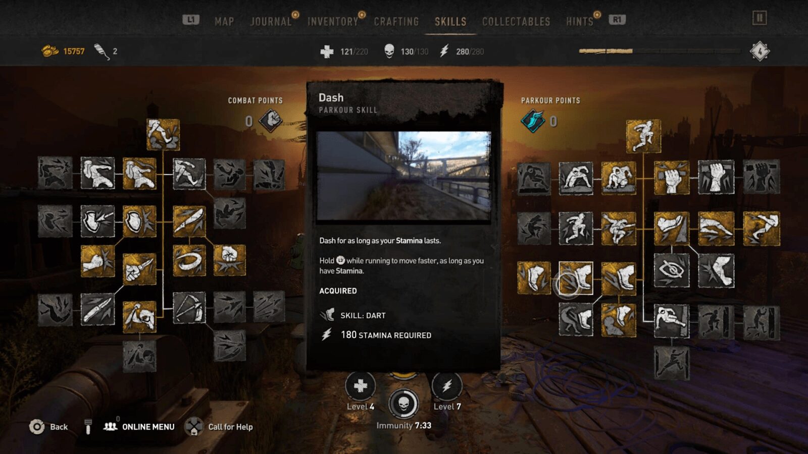 Dash inventory 