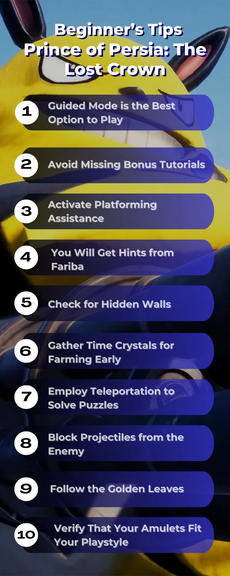 Prince of Persia: The Lost Crown: 11 Beginner’s Tips