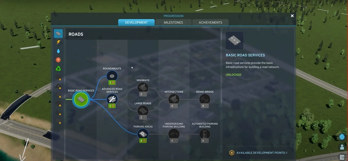 Cities Skylines 2 tips-Roads Are Crucial Unlocks