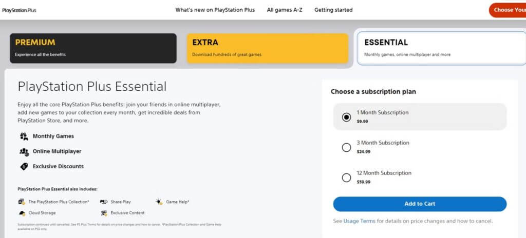 How much is PlayStation Plus? 