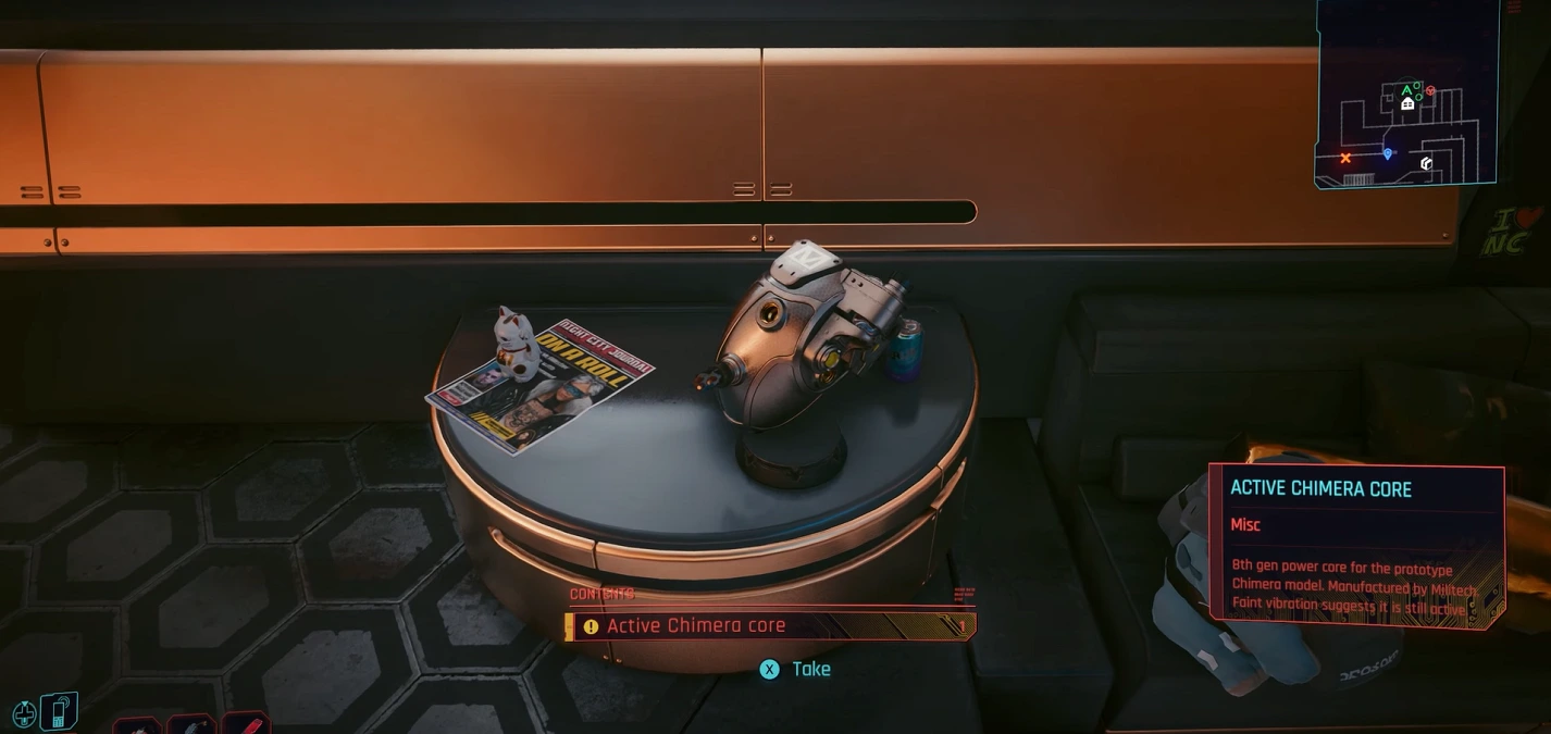 Take use of the Chimera core