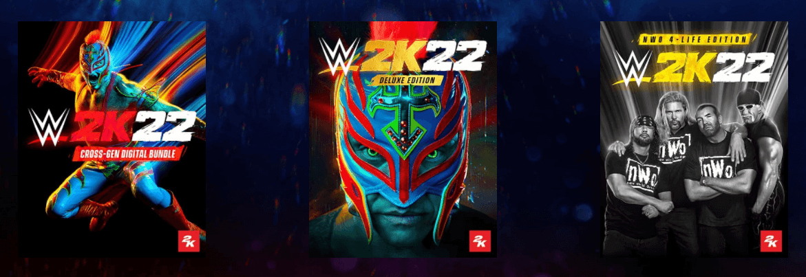 WWE 2k22 Game Editions