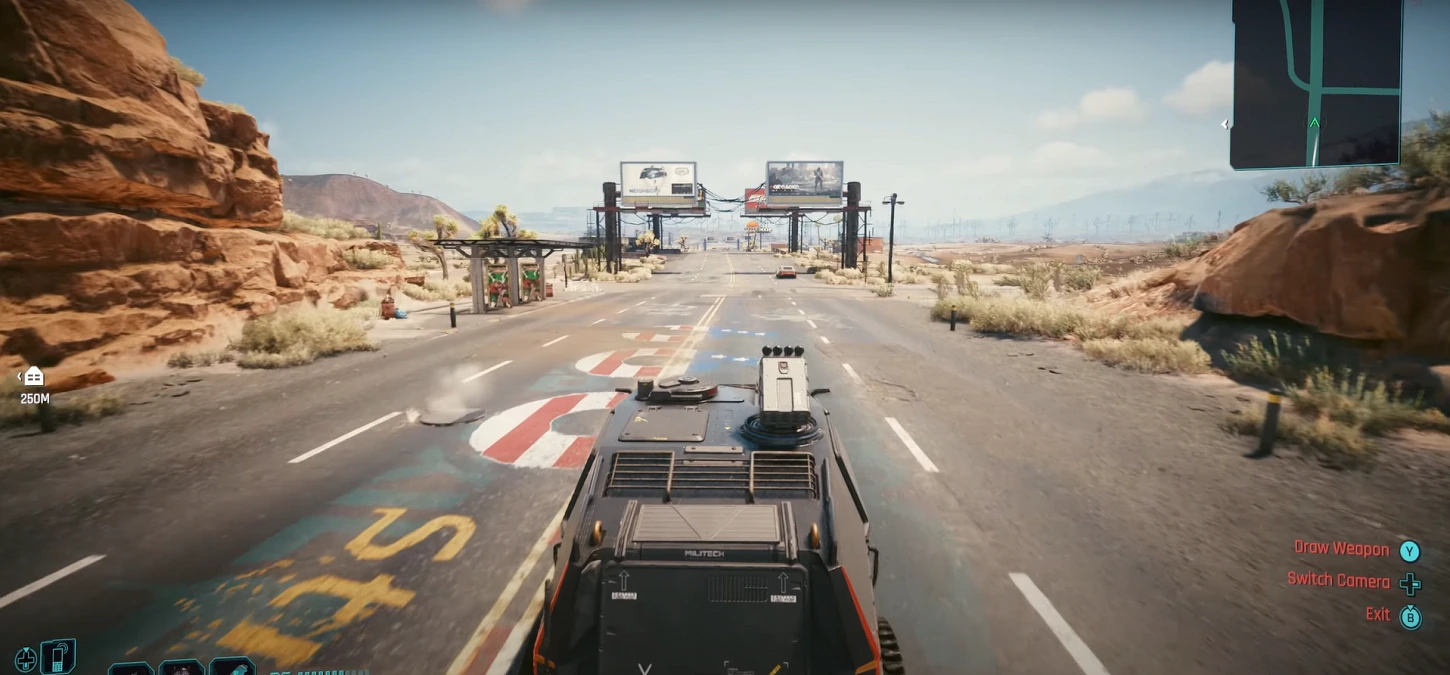 Cyberpunk 2077 Phantom Liberty: Tips and Tricks- mounted vehicle