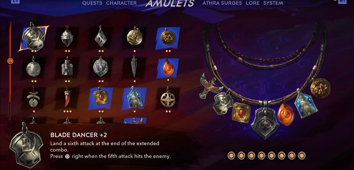Verify That Your Amulets Fit Your Playstyle and Situation