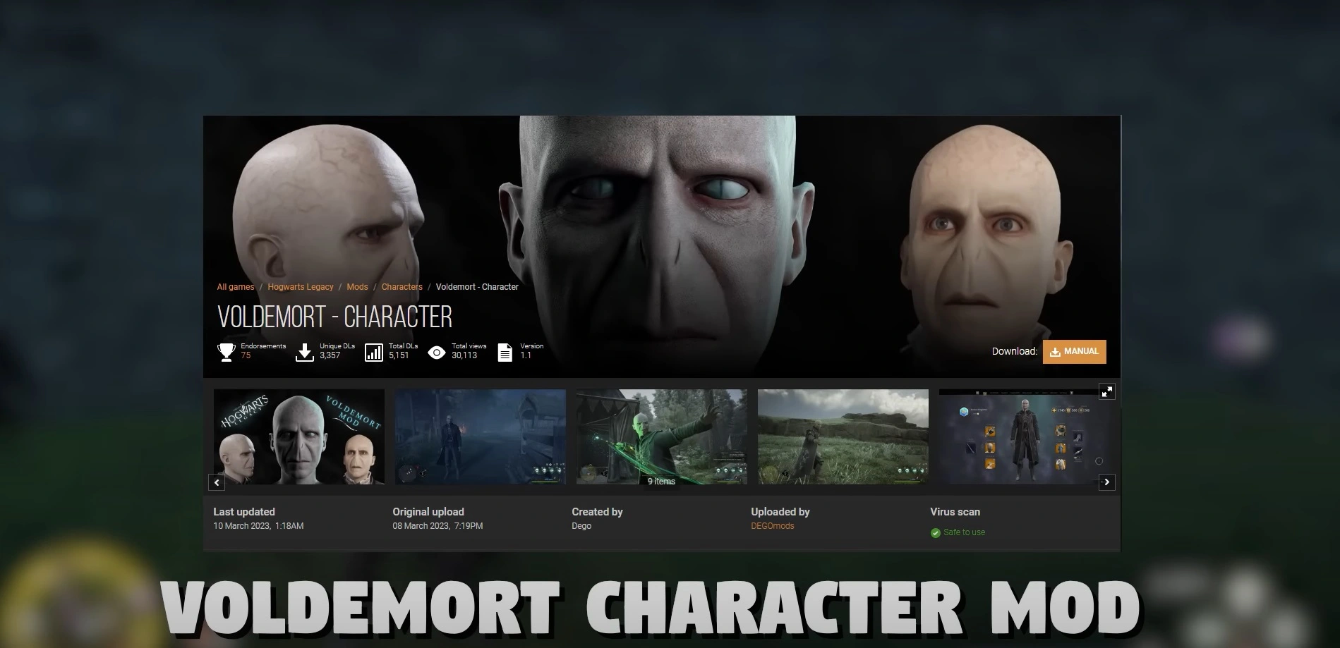 Voldemort-Related Mods