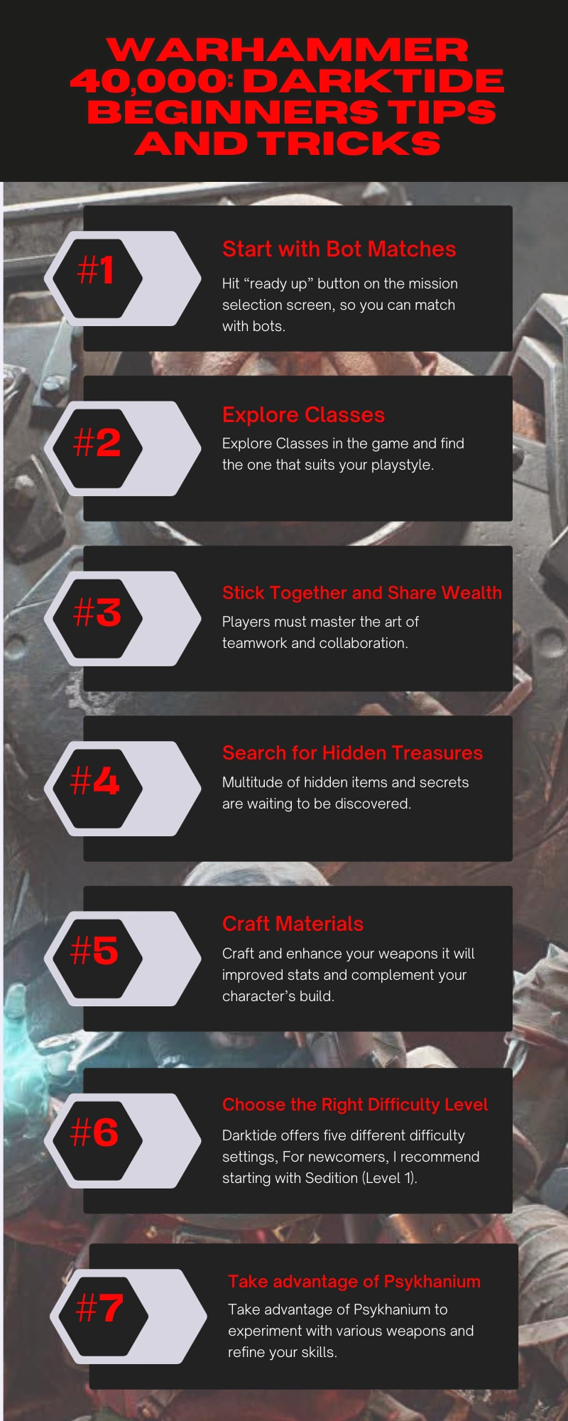 Warhammer 40,000: Darktide Tips and Tricks