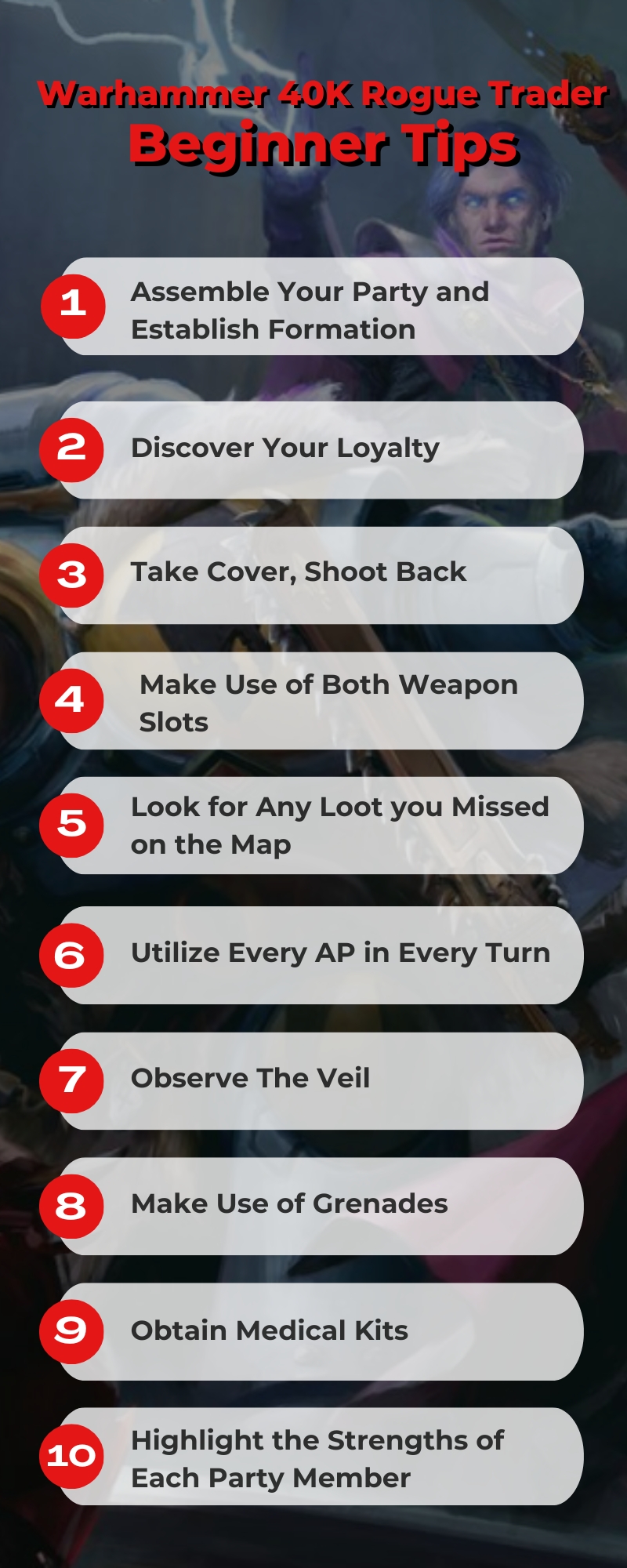 Warhammer 40K Rogue Trader Tips