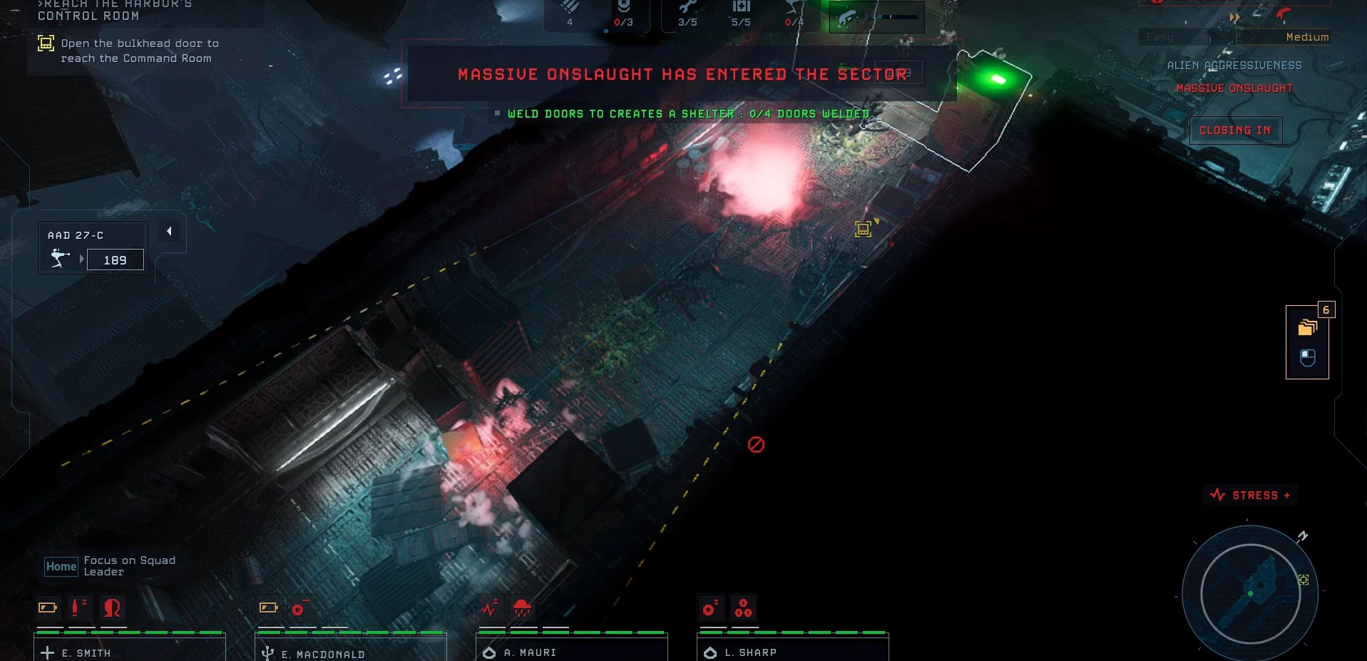 When Onslaughts hit, hunker down and hold your ground